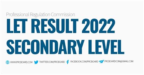 list of let passers 2022 secondary|LET RESULT 2022: Secondary Level List of Passers .